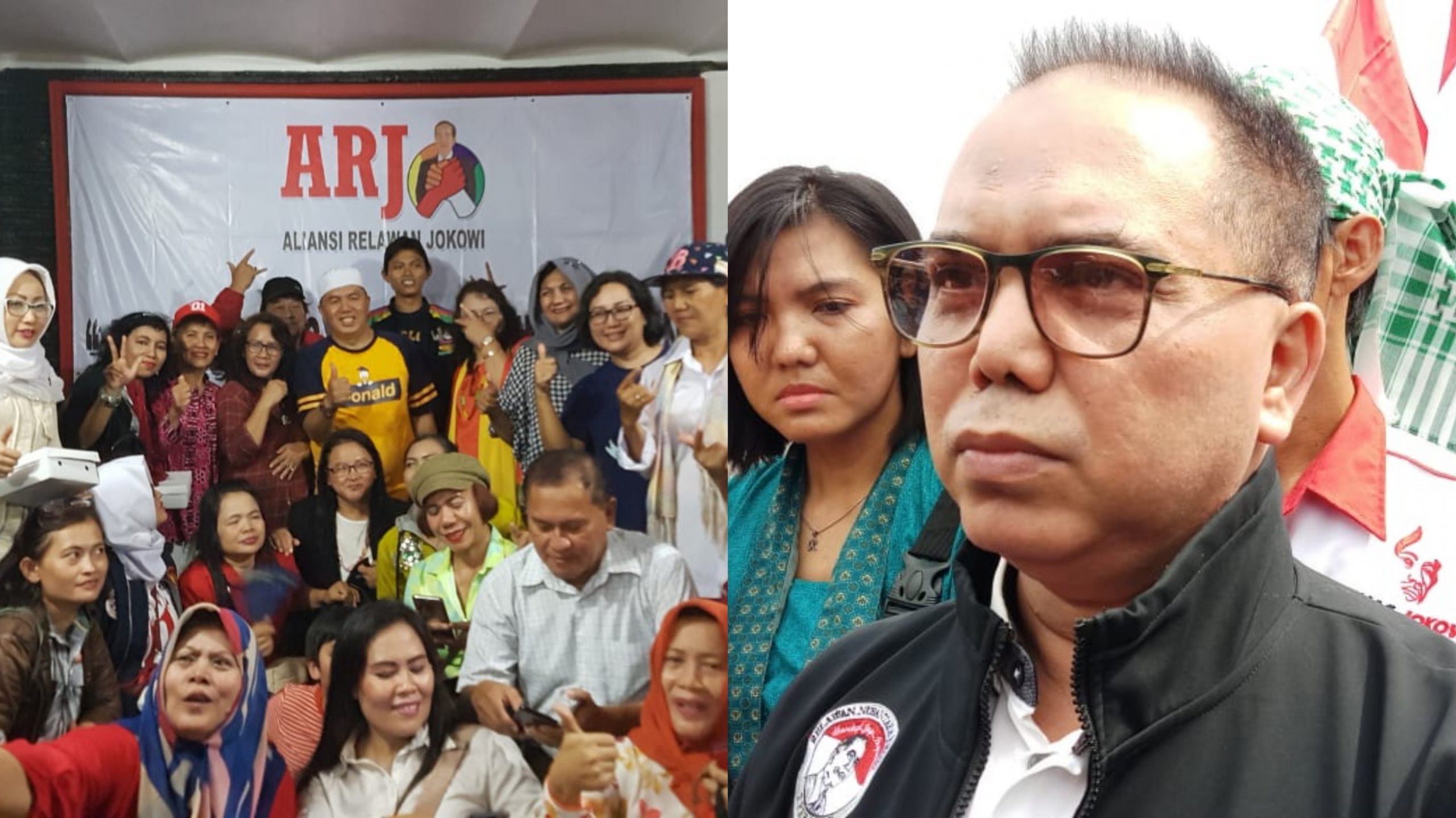 Kolase foto ARJ (kiri) dan Penanggungjawab ARJ Haidar Alwi (kanan). (Foto: beritabatam.co / Hamdi Putra)