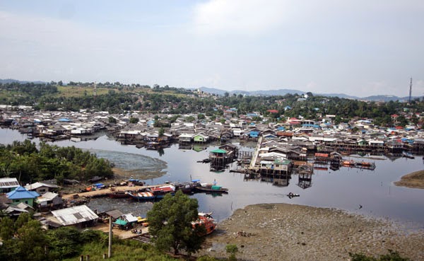 Salah satu kawasan pada pemukiman liar di Batam
Foto : Ben/beritabatam