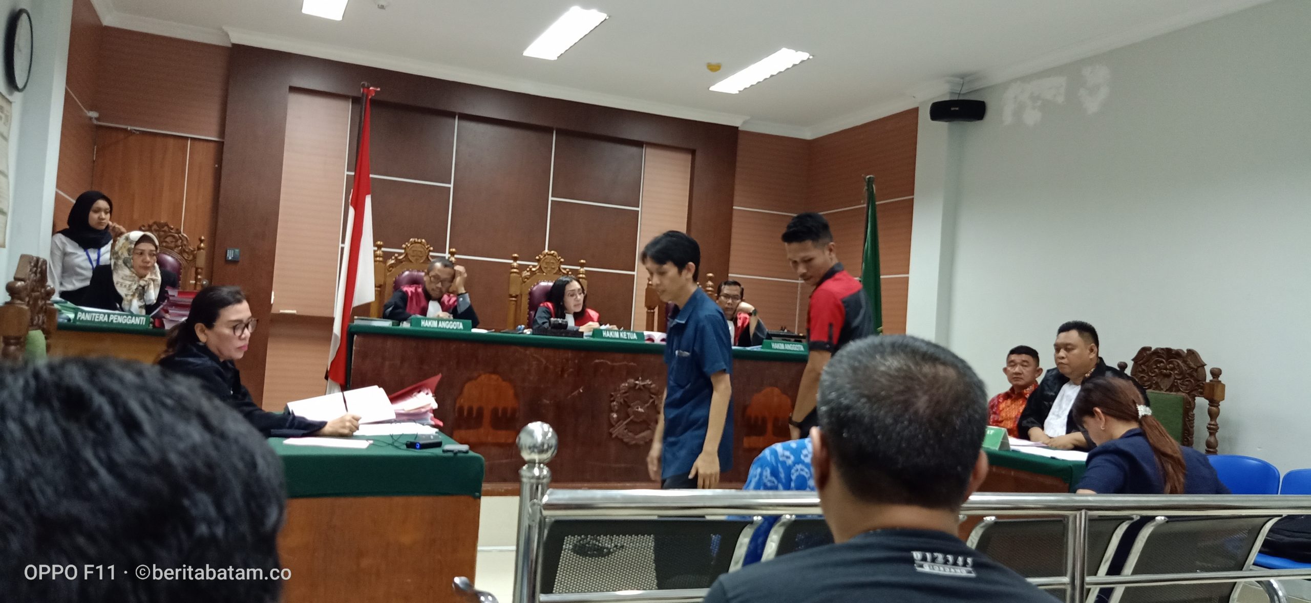 Persidangan Paulus Amat Tantoso, (14/09/19)
Foto : ben/beritabatam.co
