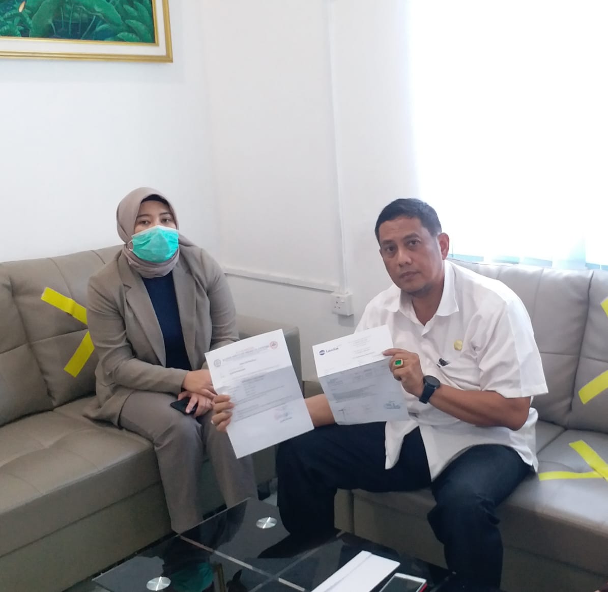 Sekretaris HMI Cabang Batam, M. Yasin Fahriza mengecam klinik KF
Foto : Ben/beritabatam.co