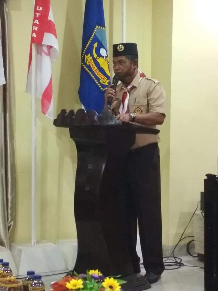 Ketua Kwarcab Pramuka Lingga, Junaidi Adjam
Foto : Istimewa