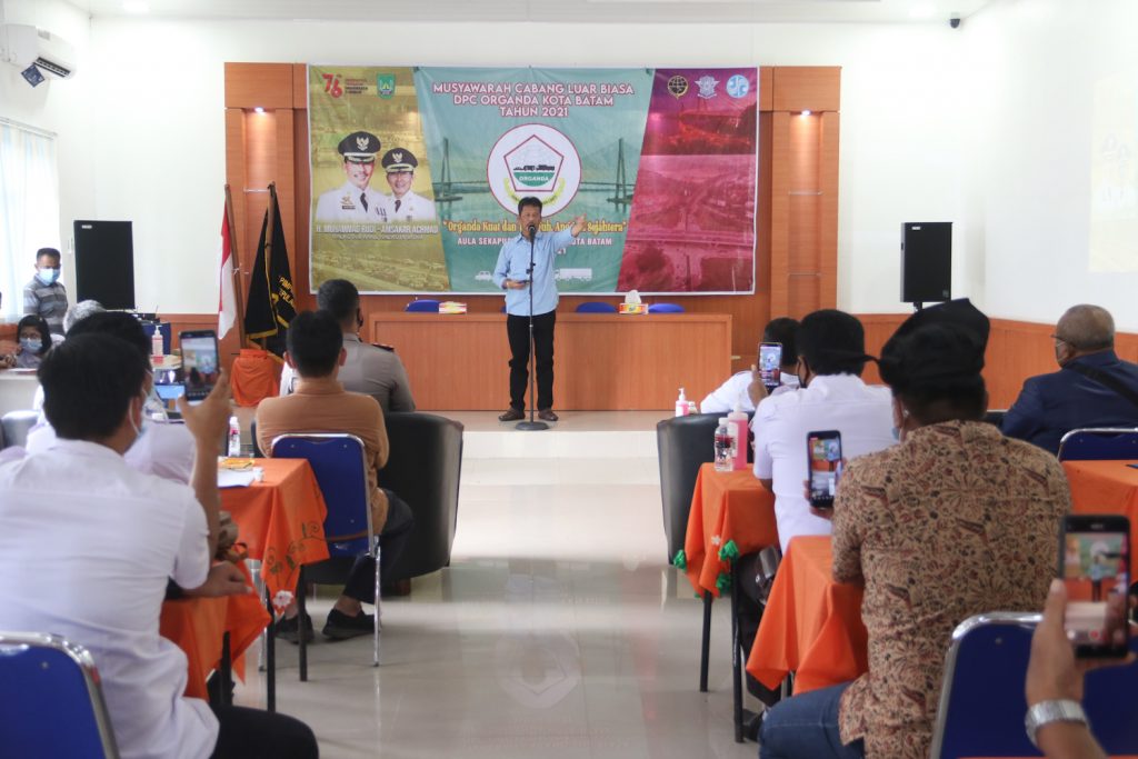 Wali Kota Batam, Muhammad Rudi membuka musyawarah (21/08/21)
Foto : MCB