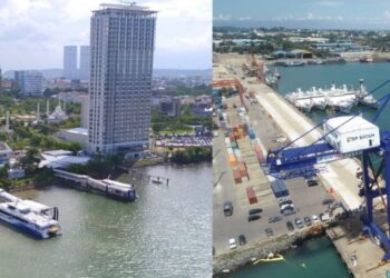 Pelabuhan Internasional Batam Center dan STS Crane Pelabuhan Batu Ampar