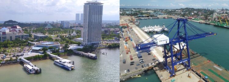 Pelabuhan Internasional Batam Center dan STS Crane Pelabuhan Batu Ampar