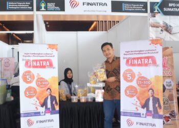 FINATRA turut dorong pertumbuhan UMKM Indonesia melalui dukungannya dalam Rapat Kerja Nasional (Rakernas) XVIII Himpunan Pengusaha Muda Indonesia (HIPMI) 2023 sebagai partner sponsor serta turut meramaikan suasana Rakernas dengan booth yang memamerkan salah satu UMKM Binaan FINATRA, yakni Keripiqu (31/8/2023).