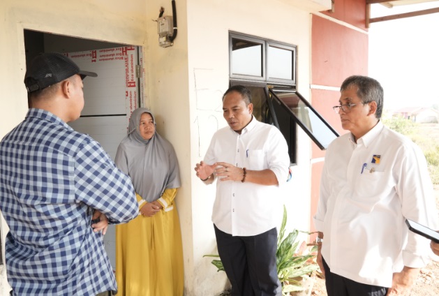 Didampingi BP Batam, Ombudsman RI Tinjau Hunian Sementara Warga Rempang