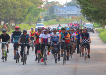 Sekda Jefridin Pimpin Tes Rute Jambore Sepeda Lipat Nasional VII Batam