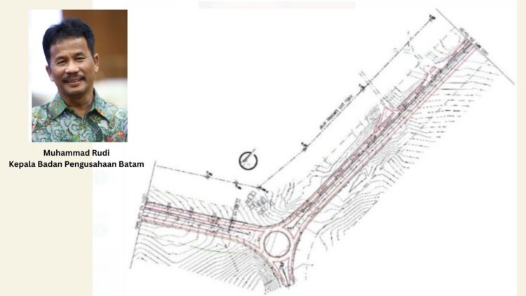 Bernuansa Etnik dan Modern, BP Batam Mulai Bangun Bundaran Punggur