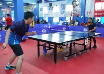 Turnamen Tenis Meja Hari Bakti BP Batam, 123 Peserta Perebutkan Hadiah Jutaan Rupiah
