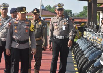 Patuh Seligi Tahun 2024, Polres Bintan Laksanakan Operasi Keselamatan Berlalu Lintas
(15/07/24) 
Foto: Humas