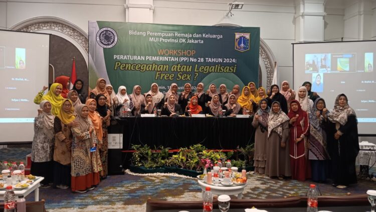 Workshop MUI DKI Jakarta, PP Nomor 28 Tahun 2024: Pencegahan atau Legalisasi Free Sex?
(19/08/240
Foto: MUI DKI Jakarta