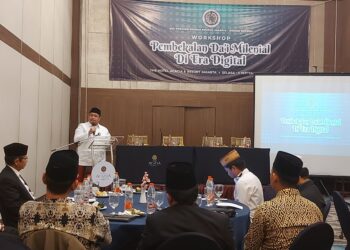 Ketua Umum Majelis Ulama Indonesia (MUI) Daerah Khusus Jakarta K.H Muhammad Faiz berharap Bidang Dakwah MUI Jakarta merespon era teknologi dan digitalisasi dalam berdakwah. Sebagaimana disampaikan saat menjadi Keynote Speaker dalam workshop yang diselenggarakan Bidang Dakwah MUI Jakarta, Selasa (03/09/24), Di Tavia Heritage Hotel, Jakarta Pusat.