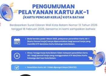 Kartu Pencari Kerja Batam
Foto: MCB