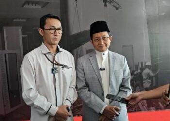 Menteri Agama Nasaruddin Umar hari ini datang ke kantor KPK. Foto: Dok. Kemenag (Buchori)