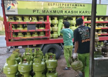 Gas LPG di Pangkalan Tanjung Uncang, Kec. Batu Aji, Kota Batam, Selasa (10/3/26) (Foto: Jamaludin)