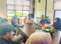Kepala Dinas Komunikasi dan Informatika Provinsi Kepri Hendri Kurniadi Bersama Jajaran Menerima Kunjungan Direktur TVRI Wilayah Kepulauan Riau Yenni Marlinda, Selasa (28/04/26). (DISKOMINFO KEPRI)