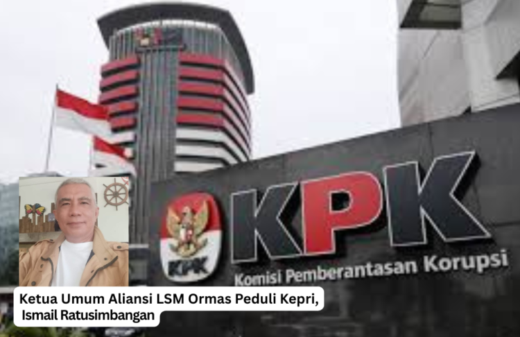 Ketua Umum Aliansi LSM Ormas Peduli Kepri, Ismail Ratusimbangan
Foto: beritabatam.co