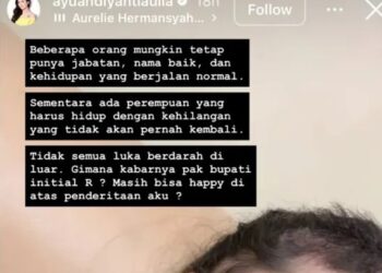 Foto: Capture IG @ayuandiyantiaulia