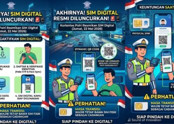 Korps Lalu Lintas Polri memasuki era baru pelayanan publik dengan meluncurkan Surat Izin Mengemudi Digital. Inovasi ini diperkenalkan dalam Rapat Kerja Teknis Fungsi Lalu Lintas Polri Tahun Anggaran 2026 di Kompleks STIK Polri, Jakarta, Jumat 22/05/2026
Foto: