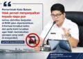 Kepala Dinas Komunikasi dan Informatika Kota Batam, Rudi Panjaitan, Pemko menegaskan penertiban sudah sesuai aturan.
Foto: Bens