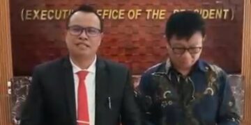 Kuasa hukum PT Putraprima Mineral Mandiri (PMM), Poltak Silitonga, S.H., bersama Kuncoro Candrawinata, memenuhi undangan Deputi I Kantor Staf Presiden (KSP) di Jakarta (02/06/26)
Foto: Istimewa