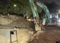 Perbaikan kebocoran pipa transmisi di Simpang Plamo menuju Kepri Mall akhirnya tuntas Jumat dini hari, 12 Juni 2026
Foto: BP Batam