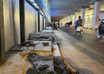 Wakil Kepala Badan Pengusahaan Batam Li Claudia Chandra meninjau langsung kondisi infrastruktur di kawasan Terowongan Pelita, Sabtu 13 Juni 2026
Foto: BP Batam