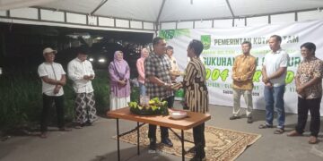 Momen pelepasan status BPL menjadi RT baru itu disambut warga dengan penuh suka cita. Pada Sabtu malam (20/06/26)
Foto: RT 04