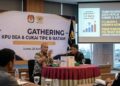 Menjawab pertanyaan wartawan soal pengawasan di pelabuhan-pelabuhan tikus, Kepala Bidang Kepatuhan dan Layanan Informasi Bea Cukai Batam, Setiawan Rosidi, menegaskan pihaknya tidak menempatkan petugas tetap di lokasi-lokasi tersebut.
(26/06/26)
Foto: Media Gathering