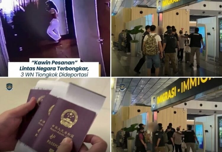 Kantor Imigrasi Kelas 1 Khusus Soekarno-Hatta membongkar praktik perdagangan perempuan berkedok 'kawin pesanan' lintas negara. Tiga warga negara Tiongkok berinisial CS, FG, dan CX dideportasi pada Kamis, 26 Juni 2026.
Foto: Imigrasi