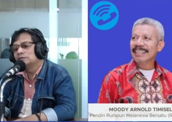 Dua narasumber, Tokoh Masyarakat Indonesia Timur di Batam sekaligus Pendiri Rumpun Melanesia Bersatu Kepri Moody Arnold Timisela dan Ketua Kelompok Diskusi Anti86 Cak Ta'in Komari, secara bergantian membongkar kejanggalan tata kelola kegiatan keagamaan yang didanai uang negara tersebut.
(28/07/26).
Foto: RRI