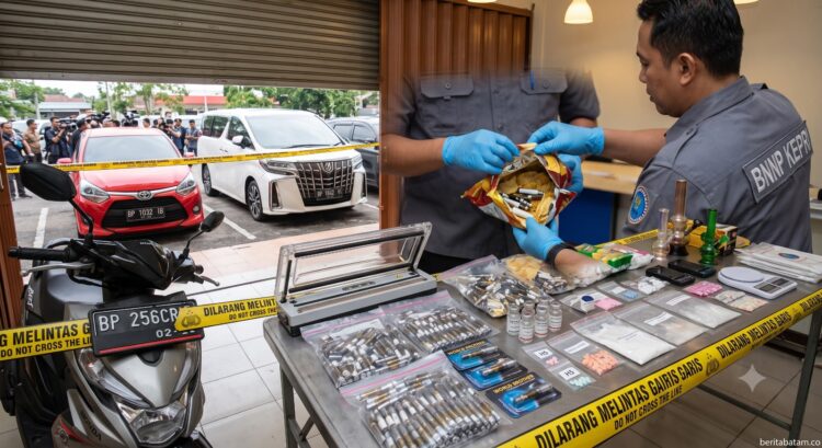 Tim gabungan BNN dan Bea Cukai melakukan penggerebekan serentak di empat Tempat Kejadian Perkara (TKP) di Kota Batam dan berhasil mengamankan sejumlah tersangka.
(28/07/26)
Foto: Istimewa