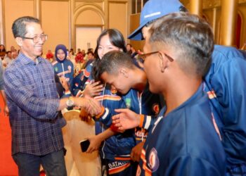 Malam Apresiasi Olahragawan, Pelatih, dan Manajer Olahraga Berprestasi Kota Batam yang digelar di Hotel Harmoni One, Batam Centre, Sabtu (29/08/26)
Foto: mediacenterbatam