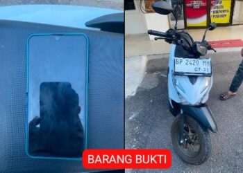 im Gabungan Jatanras Polda Kepri, Polresta Barelang dan Polsek Sekupang bergerak cepat mengungkap kasus pencurian dengan kekerasan (curas) yang menimpa seorang driver ojek online di Sekupang.
(06/08/26)
Foto: Polresta Barelang
