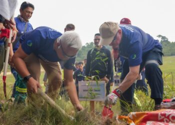 Badan Pengusahaan (BP) Batam bersama PT McDermott Indonesia menanam 400 bibit Bambu Betung di kawasan Daerah Tangkapan Air (DTA) Bendungan Sei Nongsa, Kota Batam, Jumat (07/08/26).
Foto: BP Batam