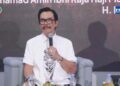 Guru Besar Ilmu Hukum, Prof. Dr. HM. Soerya Respationo, S.H., M.H., M.M., Saat jadi narasumber pada Dialog Wawasan Kebangsaan PKSS dan RRI Batam,
(13/08/26).
Foto: Beritabatam
