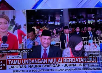 Ketum PKSS Akhmad Rosano Hadiri Upacara Penurunan Bendera di Istana Merdeka, Jakarta
(17/08/26)
Foto: Inews