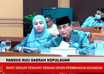 Rapat Dengar Pendapat RDP Pansus RUU Daerah Kepulauan bersama Direktorat Jenderal Perimbangan Keuangan, Kamis (03/09/26).