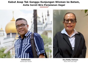 Dialog Interaktif di RRI Batam, Selasa (15/09/26), yang menghadirkan Ketua DPD Asita Kepri Evy Betty Siahaan dan Kepala Disbudpar Kota Batam Ardiwinata
Foto: Istimewa