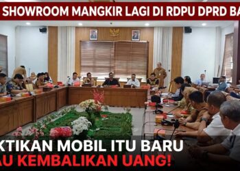 Tiga Showroom Mangkir Lagi di RDP DPRD Batam, Kuasa Hukum PT EPI: Buktikan Mobil Itu Baru atau Kembalikan Uang.
(29/09/26). Foto: ARB
