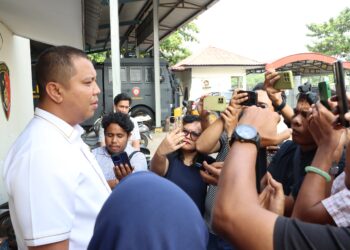 Wakasat Reskrim Polresta Barelang AKP Muhammad Ridho Lubis di samping Gedung Satreskrim Polresta Barelang, Selasa, 29 September 2026
Foto: Polresta Barelang