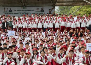 Pelepasan berlangsung di Dataran Engku Putri, Batam Centre, Selasa (27/10/26).
Foto: mediacenterbatam