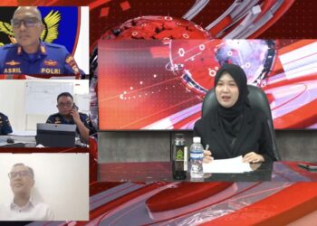 Satuan Polisi Perairan dan Udara Polresta Barelang mengikuti talk show U-Talk bersama Official UTV dengan tema Aktivitas Pelabuhan Rakyat di Batam.
(28/10/26)
Foto: Polresta Barelang