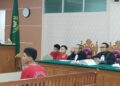 Sidang lanjutan kasus kematian Bripda Natanael Simanungkalit di Pengadilan Negeri Batam. (29/10/26)
Foto: Lam